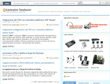 Tablet Screenshot of centralinitelefonici.net